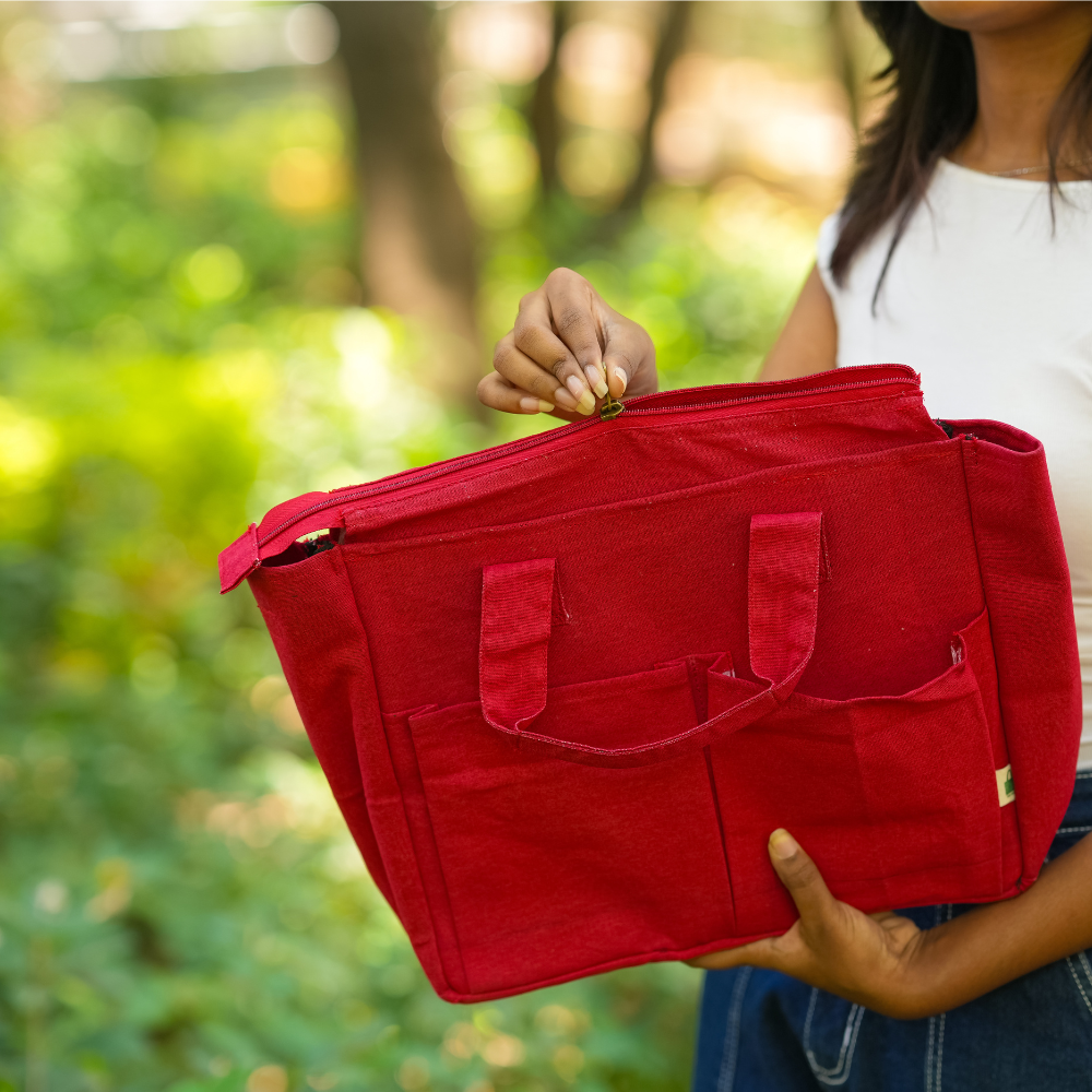 Satchel Bag - Red