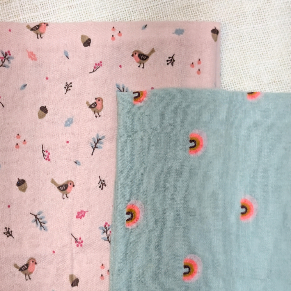 Double Layered Soft Cotton Napkins - pack of 2