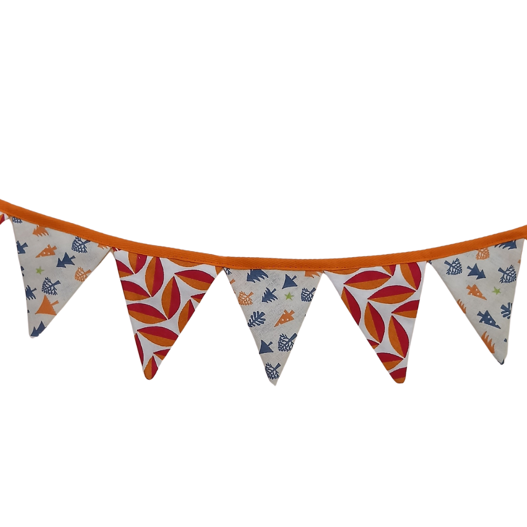 Fabric Buntings - 11 Triangles