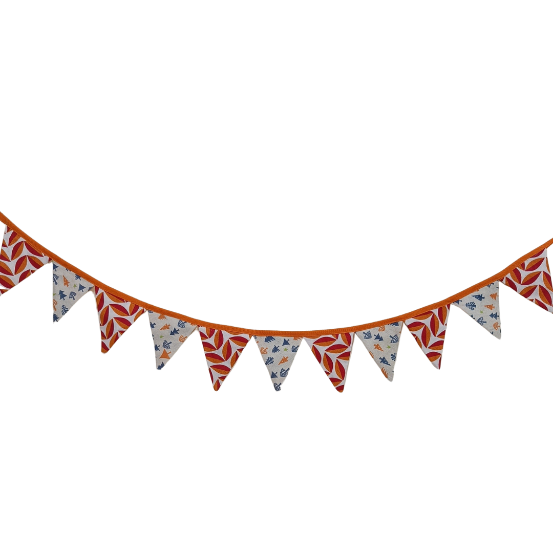 Fabric Buntings - 11 Triangles