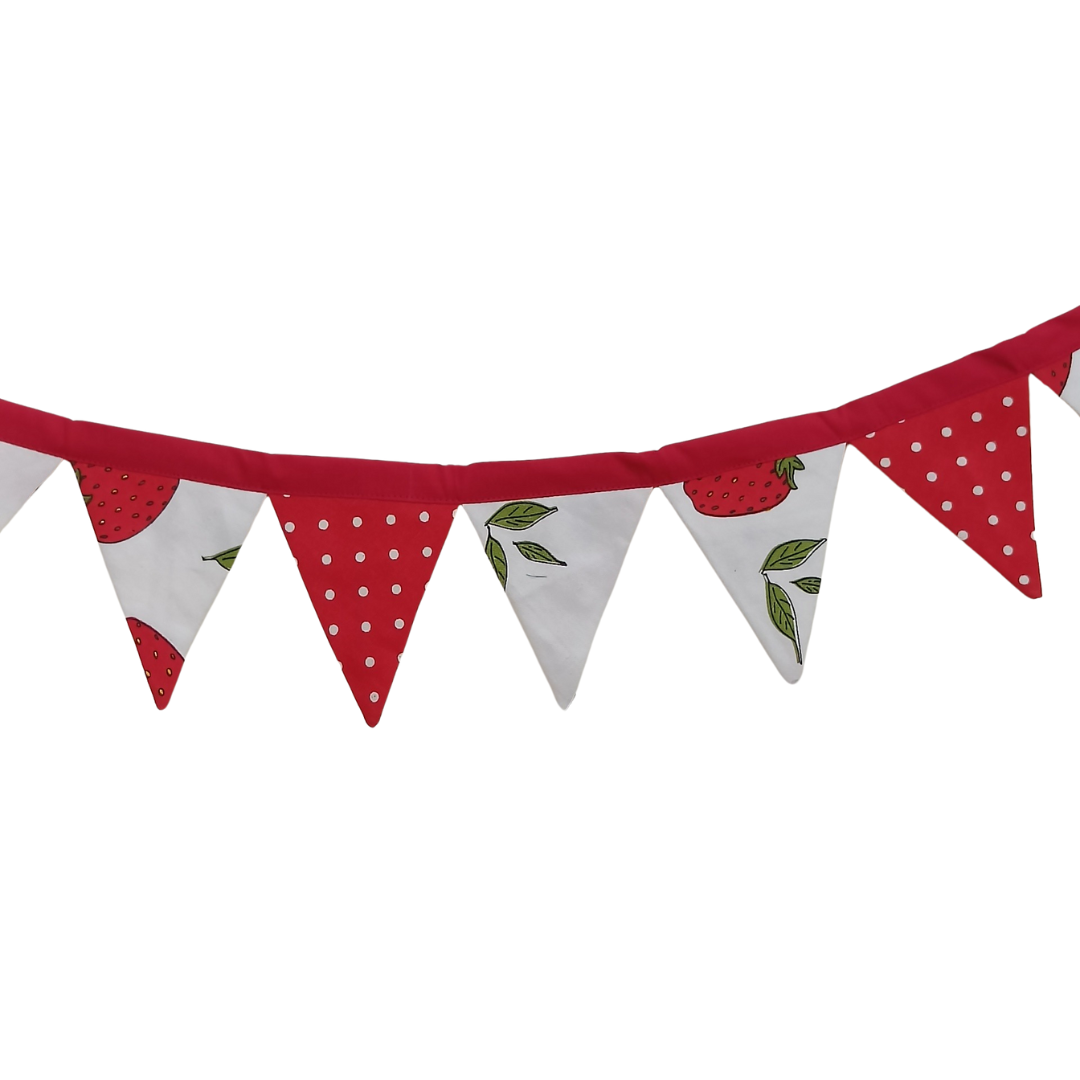 Fabric Buntings - 11 Triangles