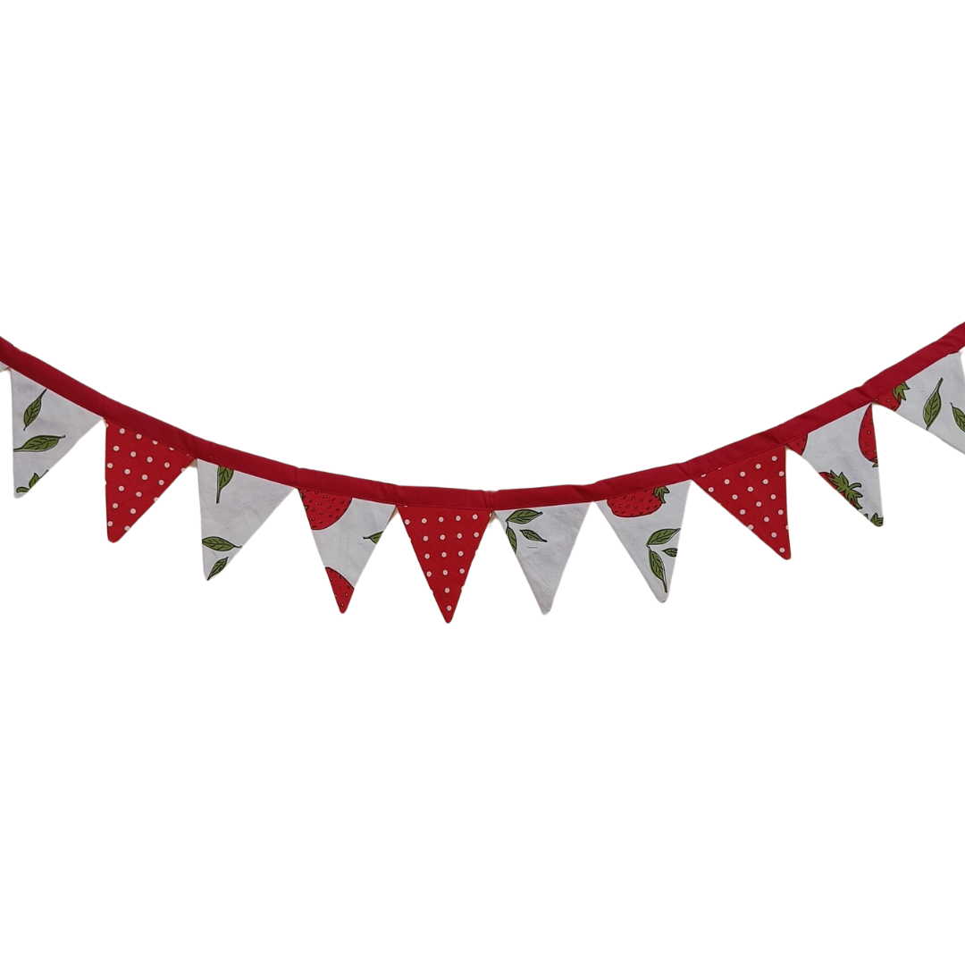 Fabric Buntings - 11 Triangles