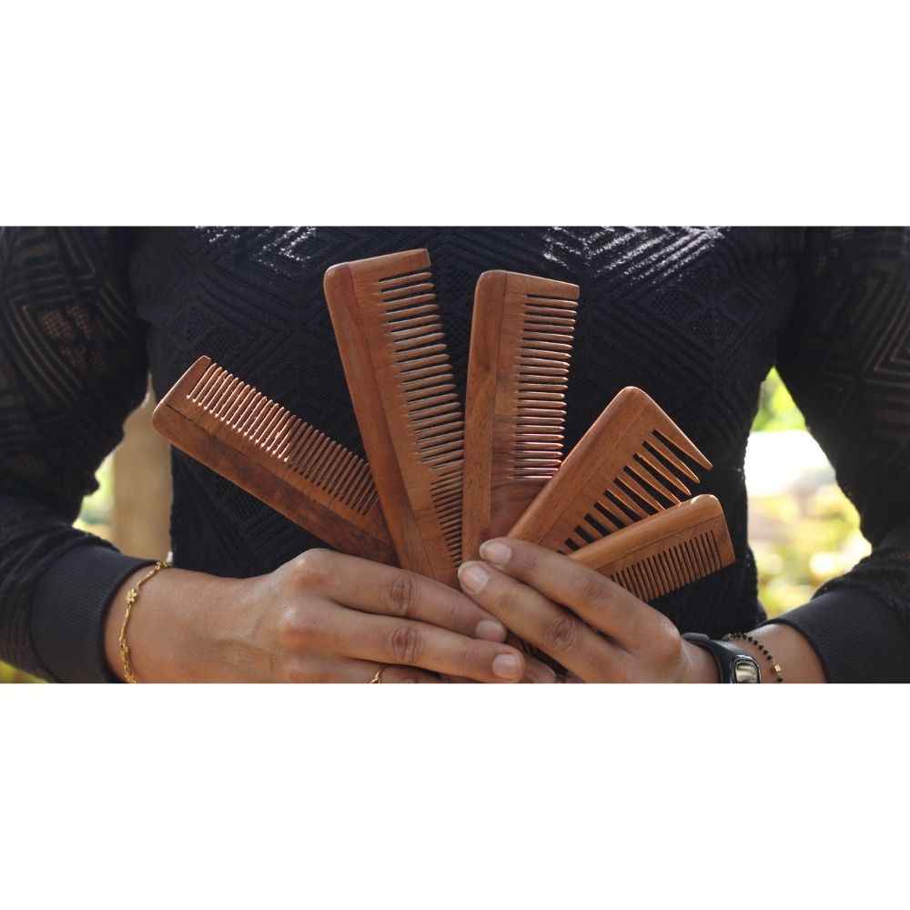 Neemwood combs collection - THE BAG