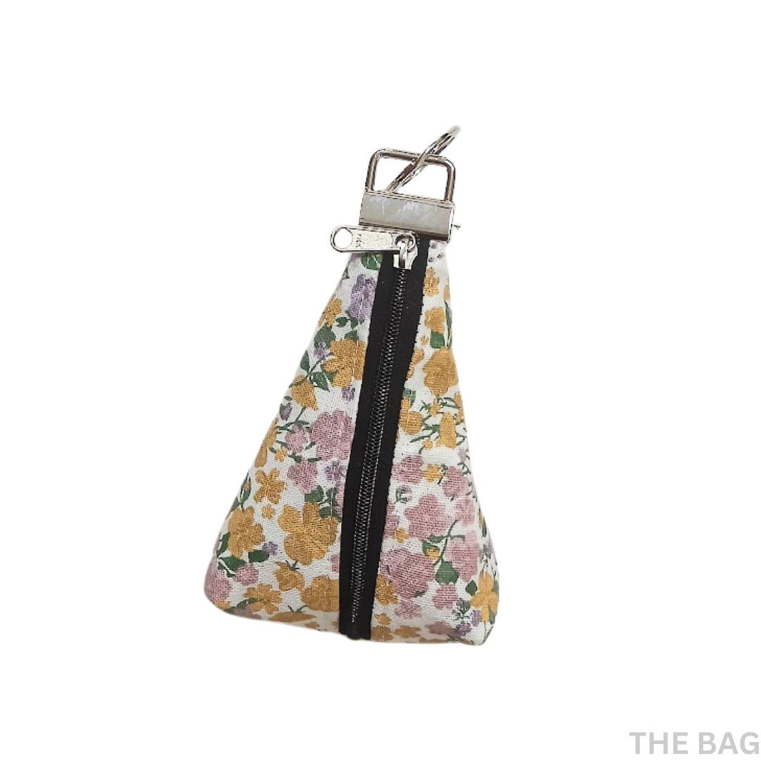 Fob Keychain with Zipper Pouch