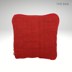 Open image in slideshow, Jute and Cotton FOldable Bag with Zipper
