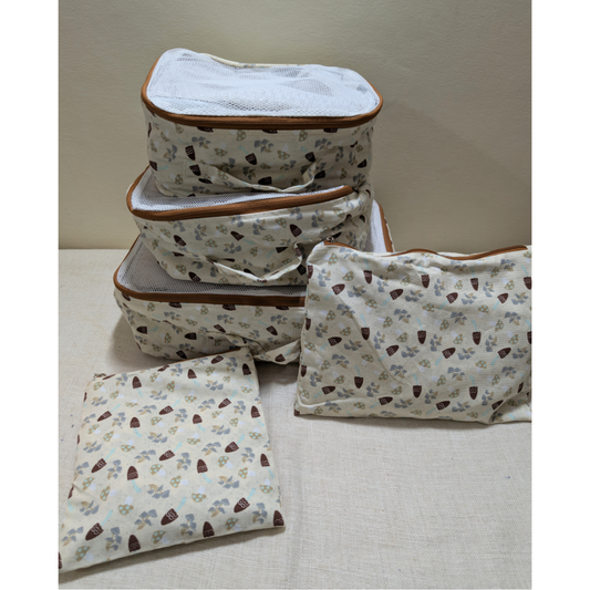 Travel Organiser - Brown Mushroom