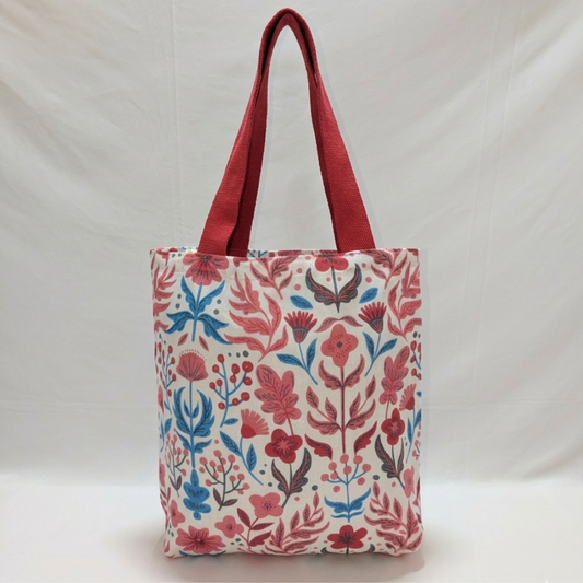 Simple Tote - Pink Flowers