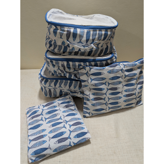 Travel Organiser - Blue Fish
