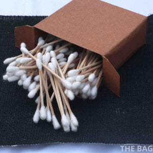 Bamboo earbuds is the easiest switch which is 100% natural and bio-degradable - THE BAG