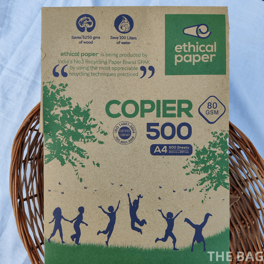 Recycled paper eco friendly supplies - THE BAG