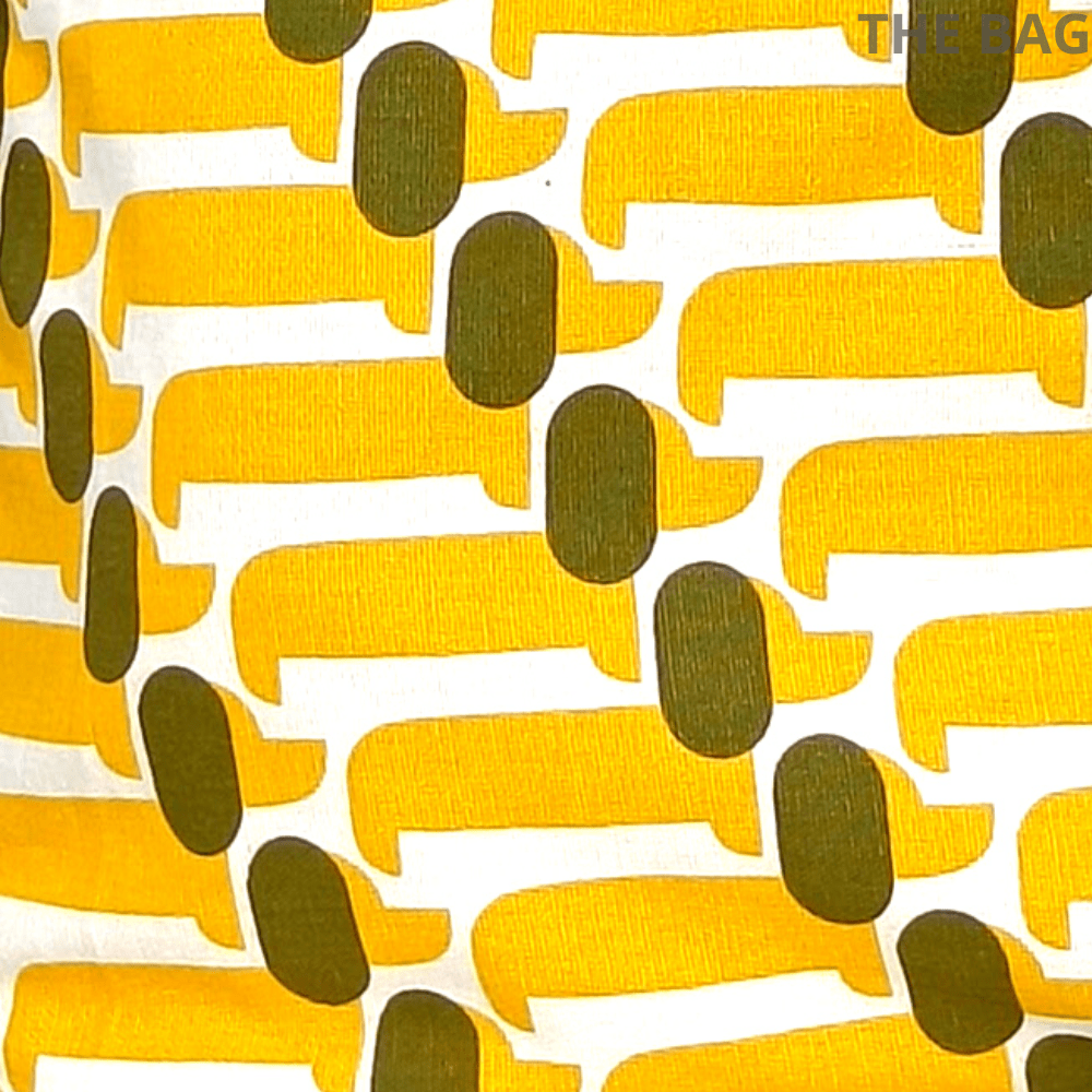 Yellow cotton bag printing - THE BAG